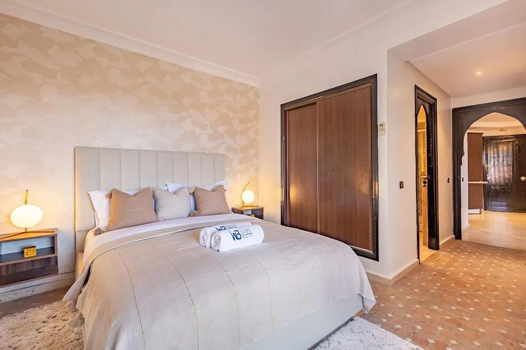 公寓 New, Appartement Miramas A Gueliz,En Plein Centre Ville 马拉喀什