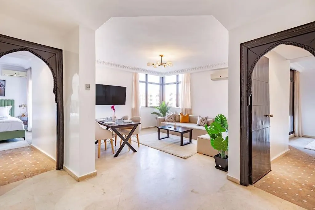 New, Appartement Miramas A Gueliz,En Plein Centre Ville 马拉喀什