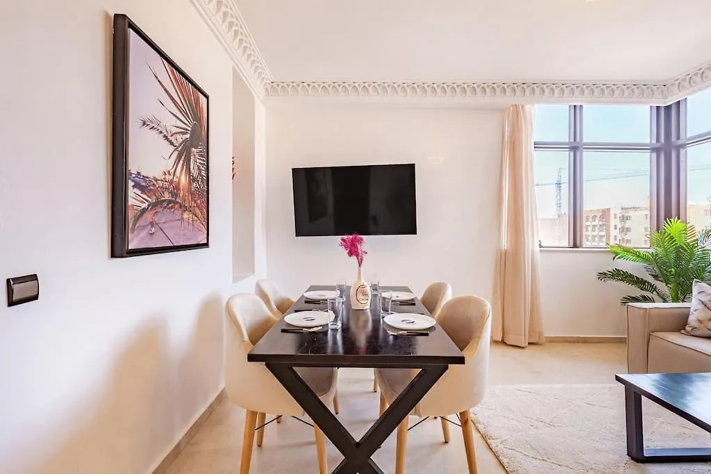 New, Appartement Miramas A Gueliz,En Plein Centre Ville 马拉喀什 摩洛哥