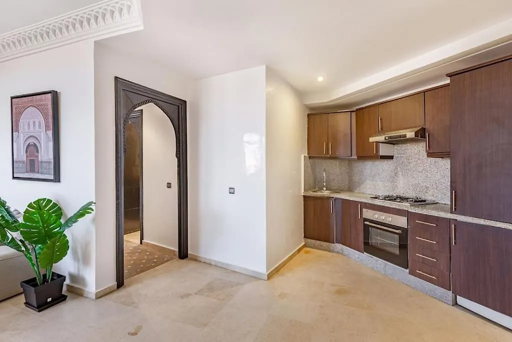 New, Appartement Miramas A Gueliz,En Plein Centre Ville 马拉喀什 公寓