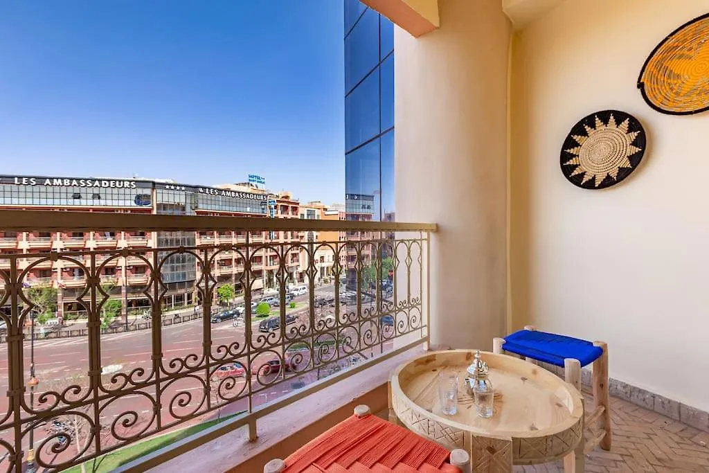 New, Appartement Miramas A Gueliz,En Plein Centre Ville 马拉喀什 0*,